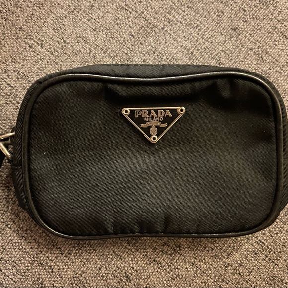 Vintage Prada Tessuto Nylon Zip Coin Pouch - Picture 1 of 4